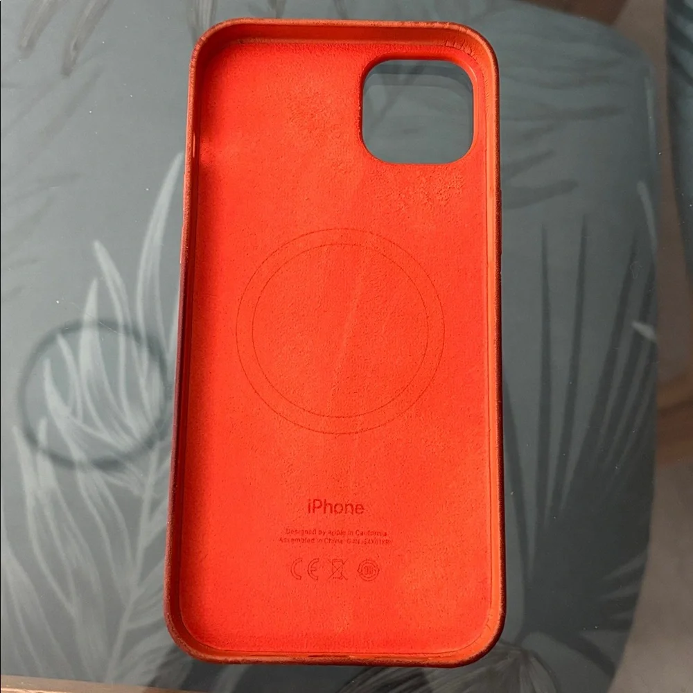 Apple Vibrant Orange iPhone Case